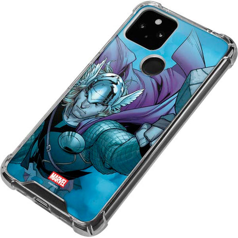 Marvel Thor Asgard on Ice Google Pixel 5 Clear Case